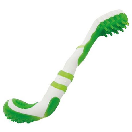 Игрушка для собак Грызлик Ам Зубная щетка (30.GR.041) зеленый