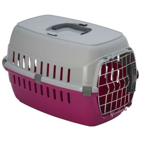 Переноска-клиппер для кошек и собак Moderna Road Runner I Spring Lock 49х30.1х32 см ярко-розовый