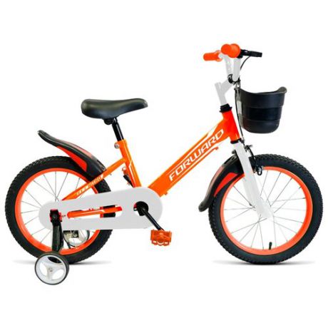 Детский велосипед FORWARD Nitro 18 (2019) оранжевый/белый (требует финальной сборки)