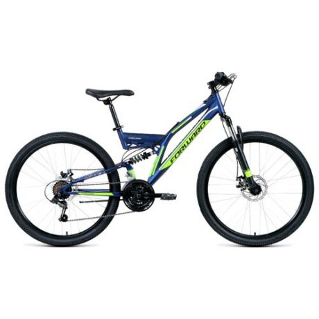 Горный (MTB) велосипед FORWARD Raptor 26 2.0 Disc (2019) синий 16" (требует финальной сборки)