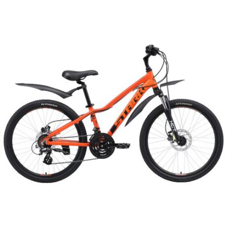 Подростковый горный (MTB) велосипед STARK Rocket 24.3 HD (2019) оранжевый/черный (требует финальной сборки)