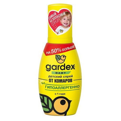Спрей Gardex Baby детский от комаров с 1 года 75 мл
