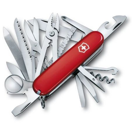 Нож многофункциональный VICTORINOX Swiss Champ (B1) (33 функций) с чехлом красный