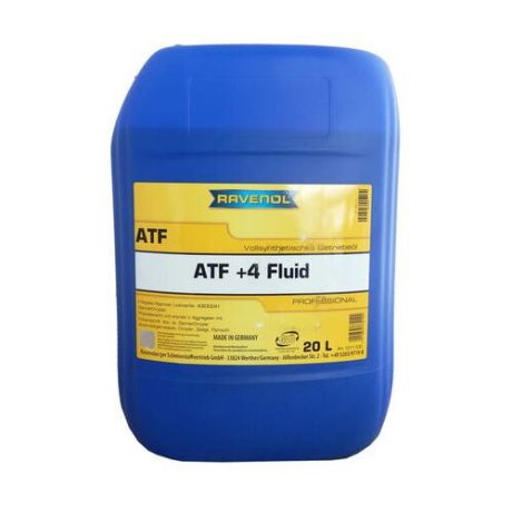 Трансмиссионное масло Ravenol ATF+4 Fluid 20 л