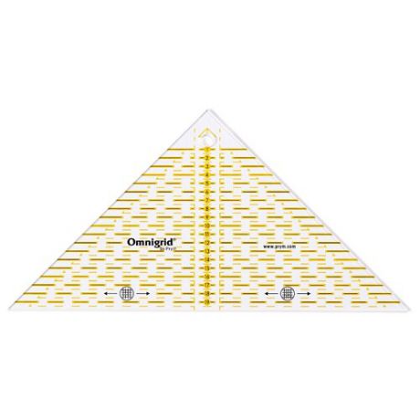 Prym Линейка для пэчворка треугольник, 20 см прозрачный