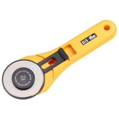Prym Раскройный нож Jumbo 611387, 60 мм желтый