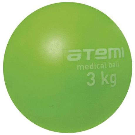 Медбол ATEMI ATB03, 3 кг зеленый