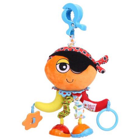 Подвесная игрушка Biba Toys Пират Джек (OC165) оранжевый/голубой