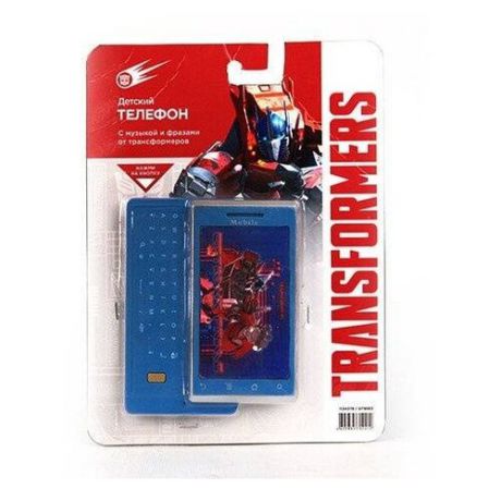 Интерактивная развивающая игрушка Hasbro Телефон сотовый Transformers GT8663 синий