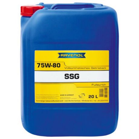 Трансмиссионное масло Ravenol SSG Spec Synt LKW Getriebeoel 20 л