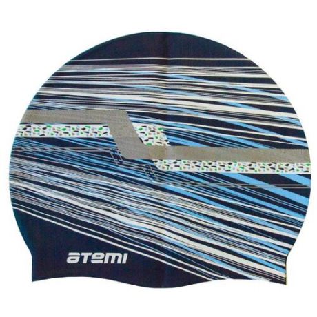 Шапочка для плавания ATEMI PSC424 синий 56-65 см