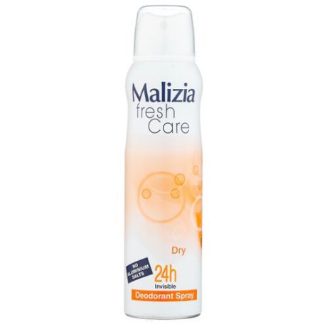 Malizia дезодорант-антиперспирант, спрей, Fresh Care Dry, 150 мл