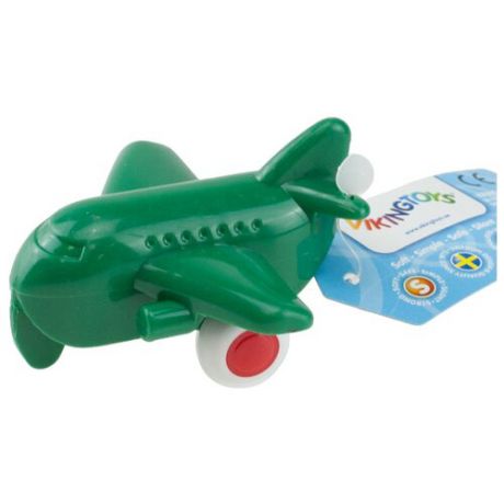 Самолет Viking Toys 02112 7 см зеленый