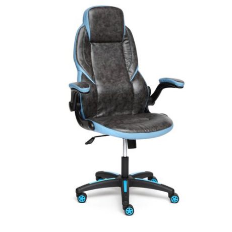 Компьютерное кресло TetChair Bazuka офисное, цвет: серый/голубой