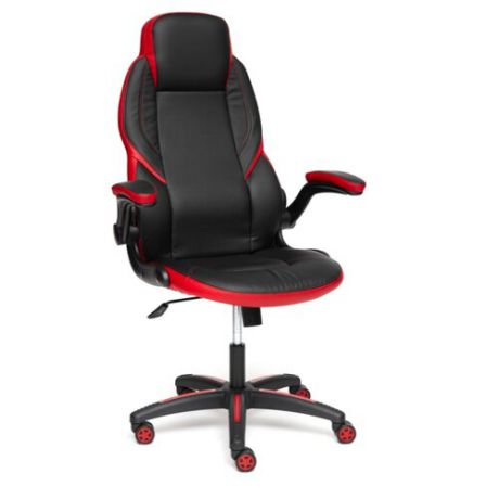 Компьютерное кресло TetChair Bazuka офисное, обивка: искусственная кожа, цвет: черный/красный