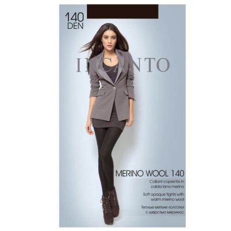 Колготки Incanto Merino Wool 140 den, размер 3, marrone (коричневый)