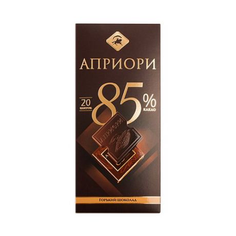Шоколад Априори горький 85% какао порционный, 100 г