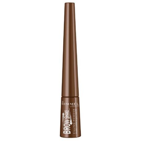 Rimmel Пудра для бровей Brow This Way 002 medium brown