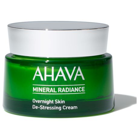 AHAVA Mineral Radiance Overnight de-stressing cream Минеральный ночной крем для лица, придающий сияние и снимающий напряжение, 50 мл