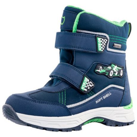 Ботинки КОТОФЕЙ размер 28, синий/зеленый