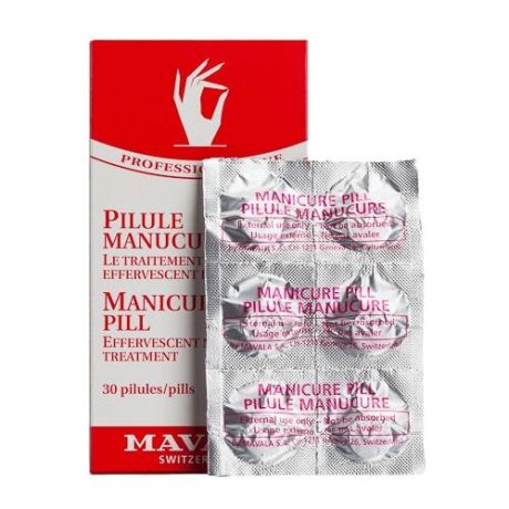 Таблетки Mavala для маникюрной ванночки Manicure Pill 30 мл