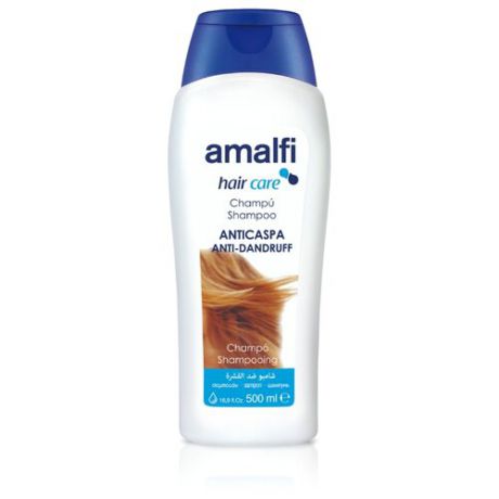 Amalfi шампунь Hair care Anti-Dandruff против перхоти 500 мл