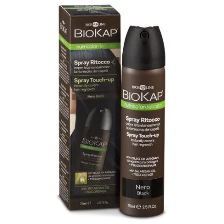 Спрей BioKap Nutricolor Spray Touch Up Black, 75 мл