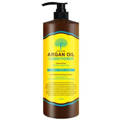 Char Char Кондиционер для волос Argan Oil Conditioner, 1500 мл