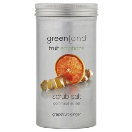 Greenland Скраб-соль для тела Greenland Fruit emotions Грейпфрут-имбирь 400 г