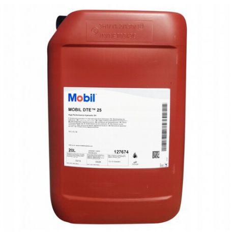 Гидравлическое масло MOBIL DTE 25 20 л 17.5 кг