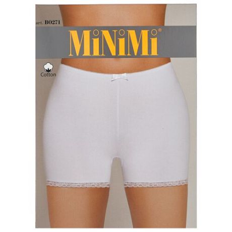MiNiMi Трусы панталоны с завышенной талией, размер 54/3XL, белый (bianco)