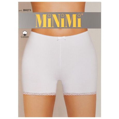 MiNiMi Трусы панталоны с завышенной талией, размер 48/L, белый (bianco)