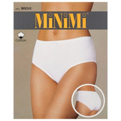 MiNiMi Трусы слипы Maxi средней посадки, размер 58/5XL, avorio