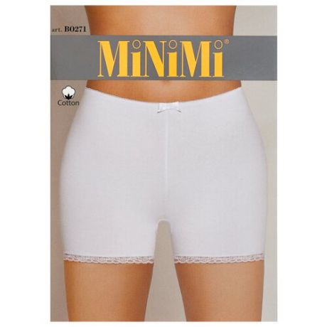 MiNiMi Трусы панталоны с завышенной талией, размер 48/L, телесный (nudo)