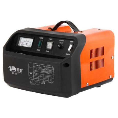 Зарядное устройство Wester CH30 черный/оранжевый