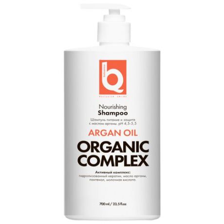 PROTOKERATIN шампунь для волос by Family Organic Complex питание и защита с маслом арганы 700 мл с дозатором