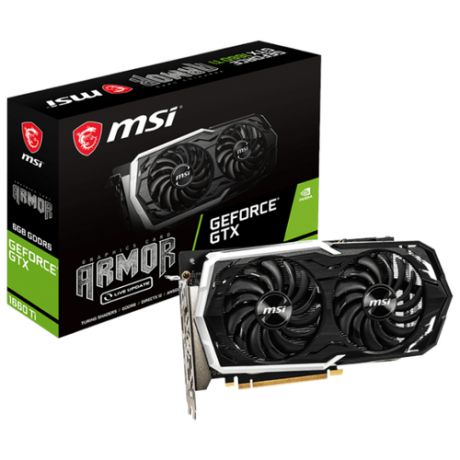 Видеокарта MSI GeForce GTX 1660 Ti 1770MHz PCI-E 3.0 6144MB 12000MHz 192 bit 3xDisplayPort HDMI HDCP ARMOR Retail
