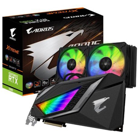 Видеокарта GIGABYTE AORUS GeForce RTX 2080 1890MHz PCI-E 3.0 8192MB 14140MHz 256 bit 3xHDMI 3xDisplayPort HDCP XTREME WATERFORCE Retail