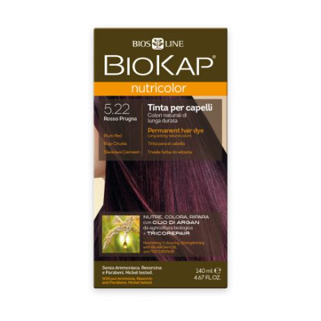 BioKap Nutricolor крем-краска для волос, 5.22 сливовый насыщенный
