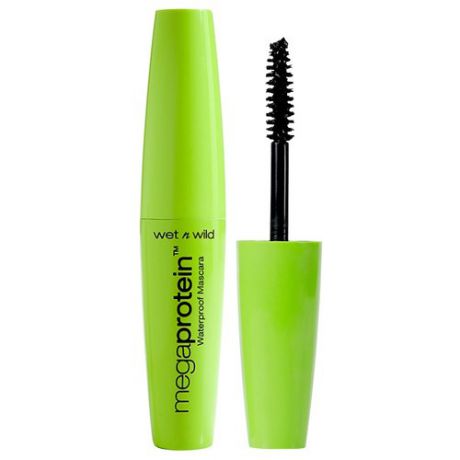 Wet n Wild Тушь для ресниц Mega Protein Waterproof Mascara, Very Black