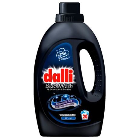 Гель Dalli Black Wash для темного и черного белья и одежды, 20 стирок, 1.1 л, бутылка