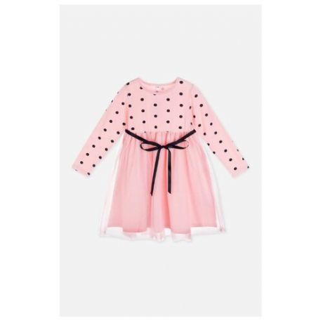 Платье playToday размер 104, светло-розовый
