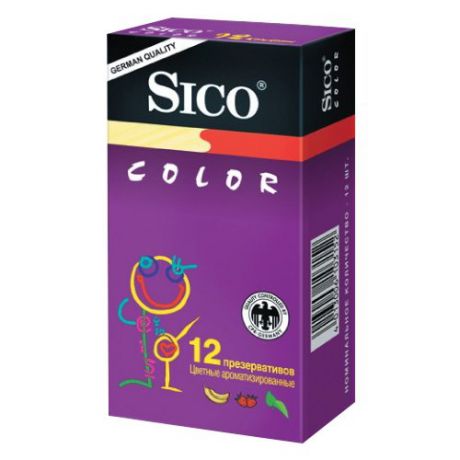 Презервативы Sico Color 12 шт.
