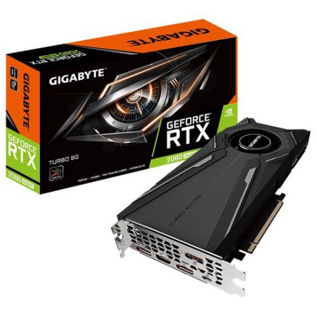 Видеокарта GIGABYTE GeForce RTX 2080 SUPER 1815MHz PCI-E 3.0 8192MB 15500MHz 256 bit HDMI 3xDisplayPort HDCP TURBO Retail