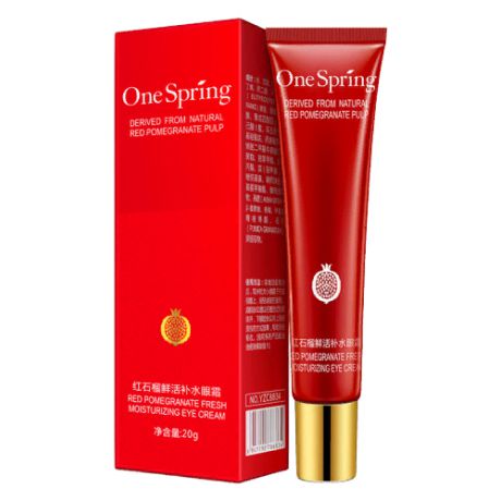 One Spring Крем для кожи вокруг глаз с гранатом Red Pomegranate Fresh Moisturizing Eye Cream 20 г