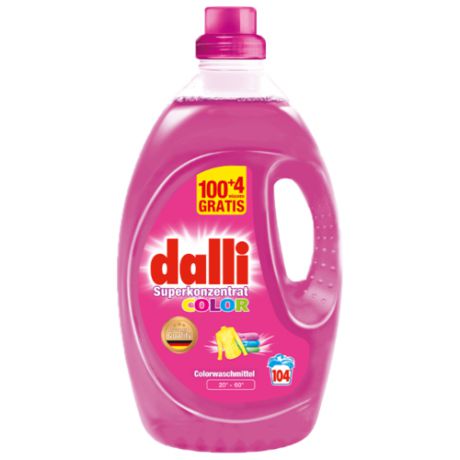 Гель Dalli Color Superkonzentrat для цветного белья, 104 стирки, 3.65 л, бутылка