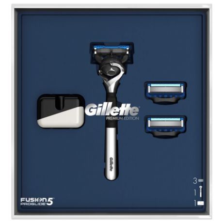 Набор Gillette подставка, бритвенный станок Fusion5 ProGlide Flexball