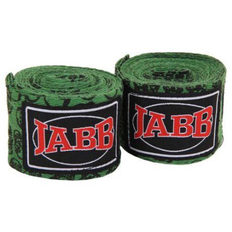 Кистевые бинты Jabb JE-3030 зеленый/черепа
