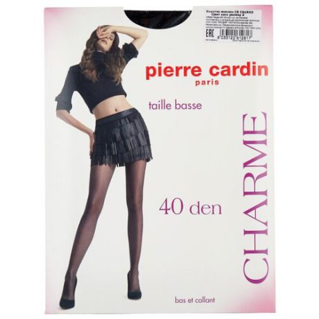 Колготки Pierre Cardin Charme 40 den, размер II-S, nero (черный)