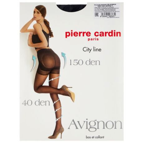 Колготки Pierre Cardin Avignon 40 den, размер IV-L, nero (черный)